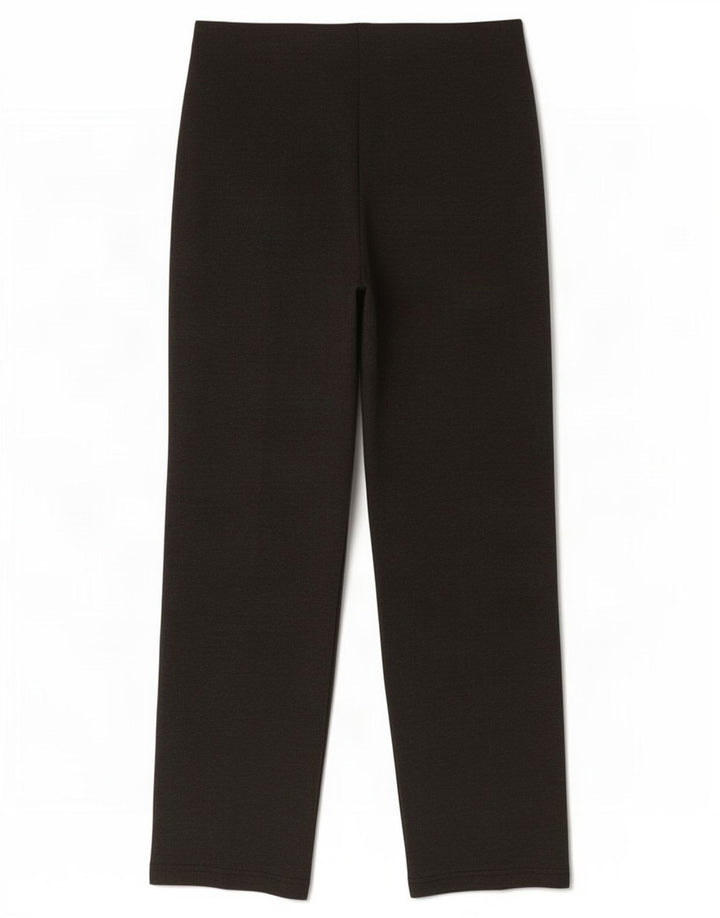 Marks & Spencer Womens Straight Casual Trousers UK 12 Medium W30 L28 Grey