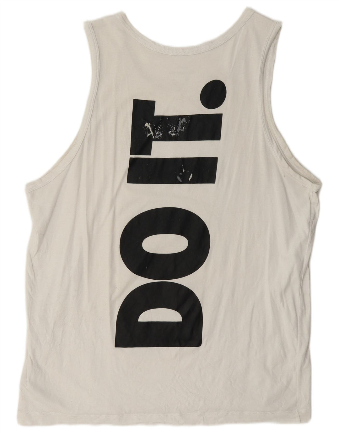 Nike Mens Graphic Vest Top XL White Cotton