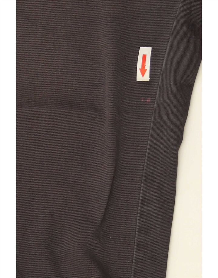 Marks & Spencer Mens Blue Harbour Straight Chino Trousers W34 L33 Grey