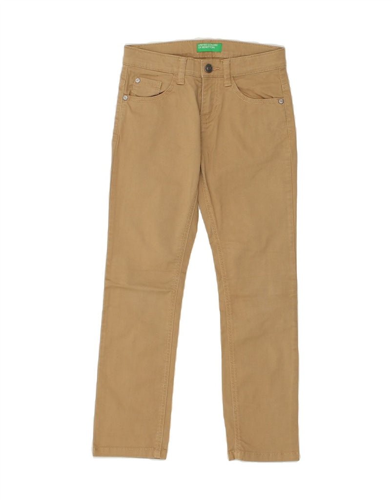 BENETTON Girls Slim Casual Trousers 9-10 Years W24 L23 Beige | Vintage Benetton | Thrift | Second-Hand Benetton | Used Clothing | Messina Hembry 