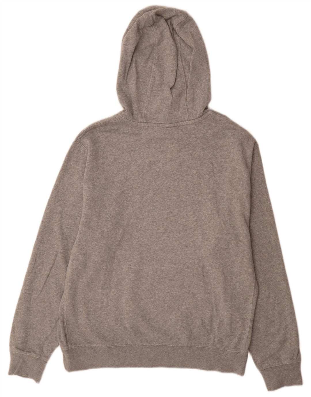 Nike Mens Hoodie Jumper Medium Grey Flecked Cotton