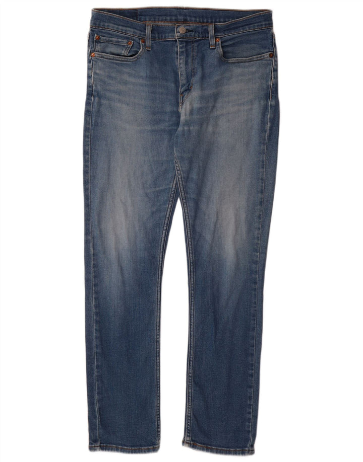 LEVI'S Mens 511 Slim Jeans W33 L32 Blue Cotton
