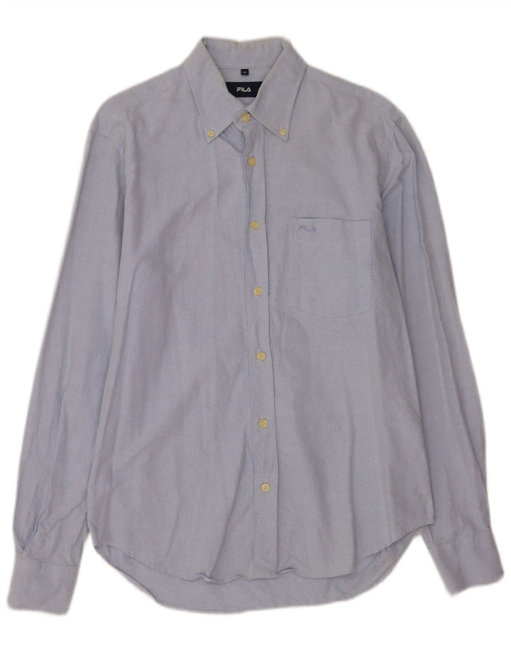 Fila Mens Shirt Medium Blue Cotton