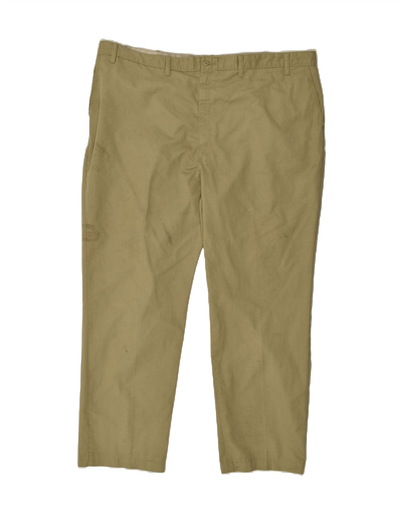 DICKIES Mens Slim Chino Trousers W48 L30  Beige Polyester Vintage Dickies and Second-Hand Dickies from Messina Hembry 