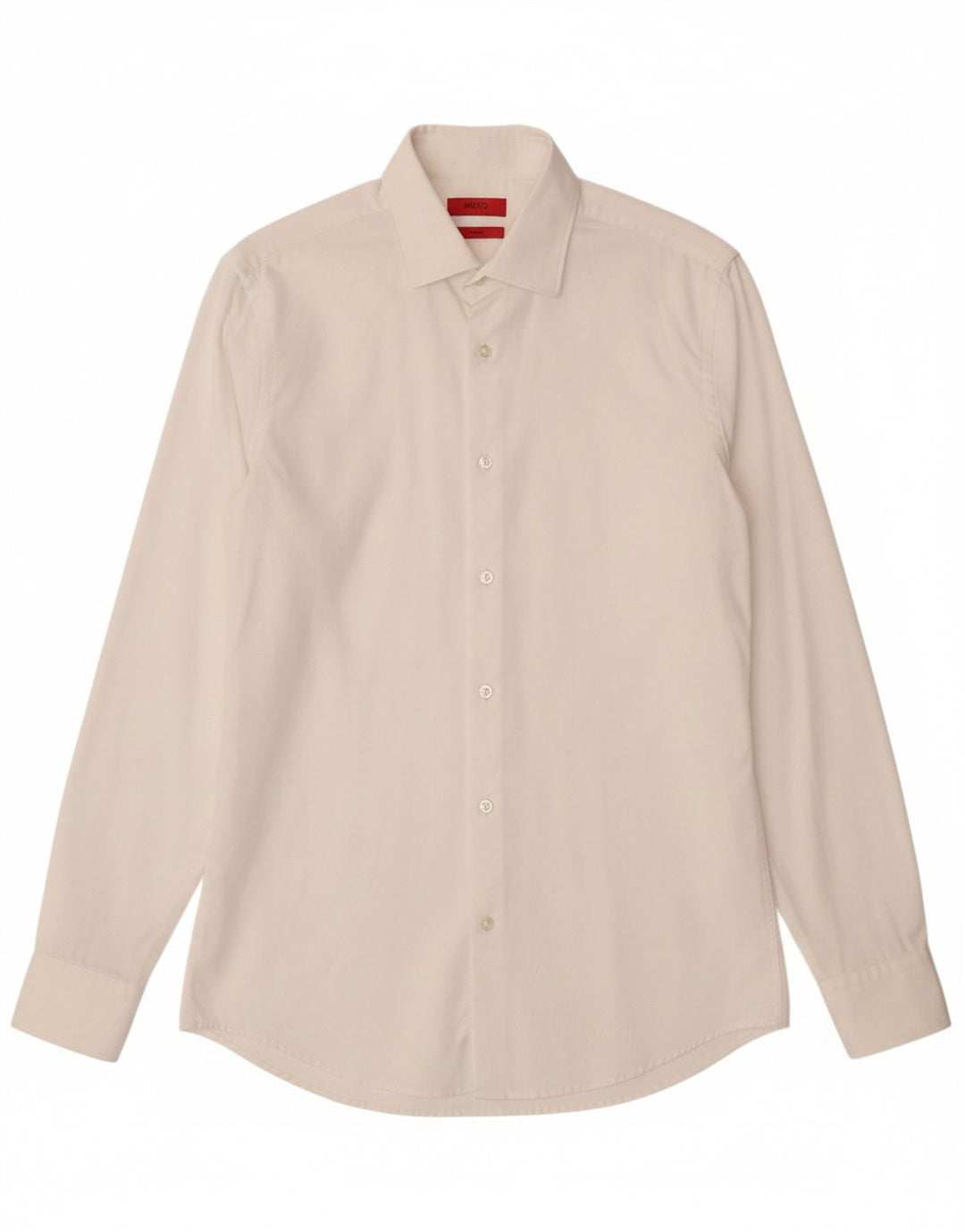 HUGO BOSS Mens Slim Fit Shirt Size 38 15 Medium White