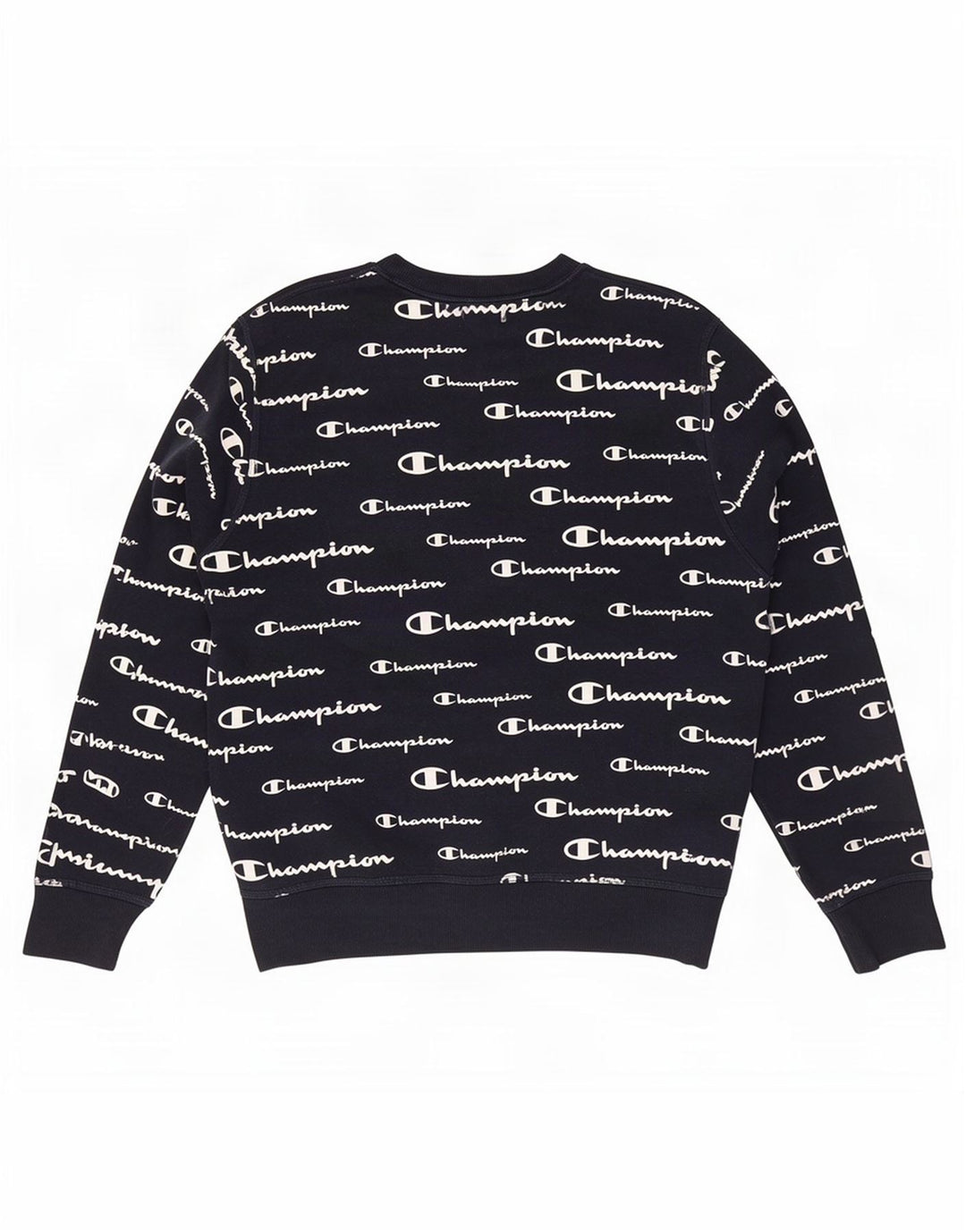 Champion Mens Graphic Sweatshirt Jumper Small Navy Blue Polyester