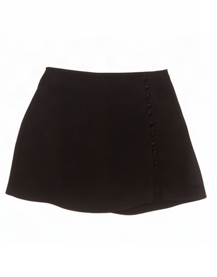 Zara Womens Mini Skirt Large W30 Black Viscose
