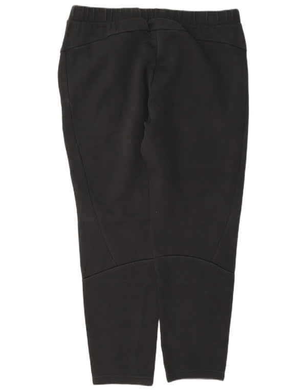 Puma Womens Tracksuit Trousers UK 14 Large Black Cotton