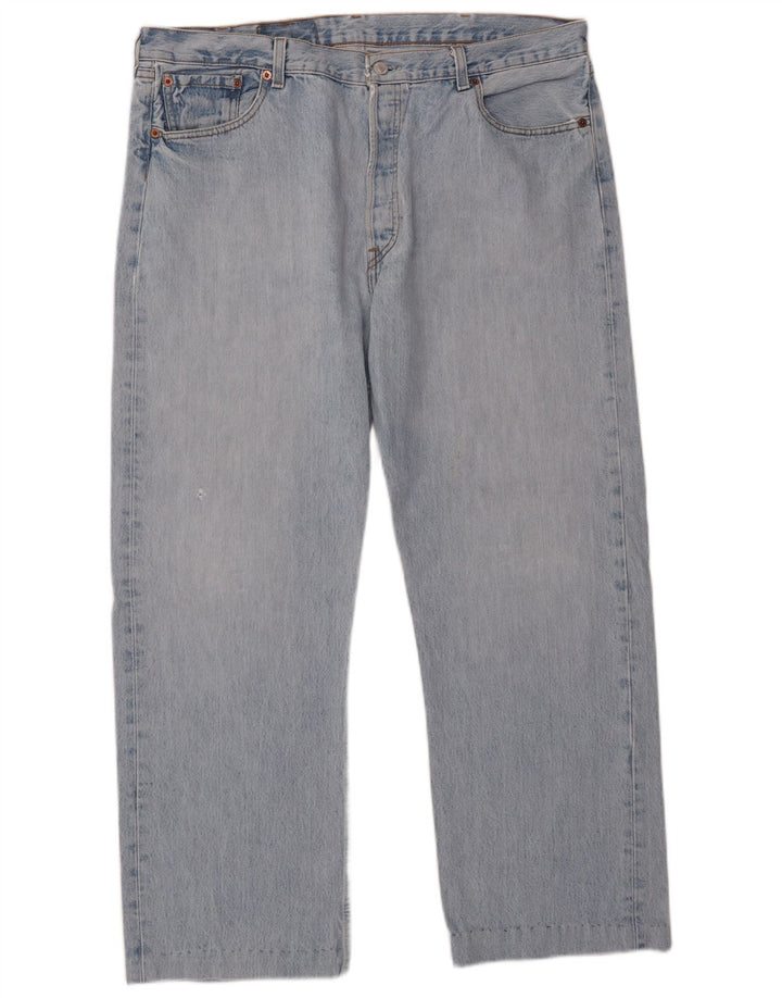 Levi's Mens 501 Straight Jeans W40 L28 Blue Cotton