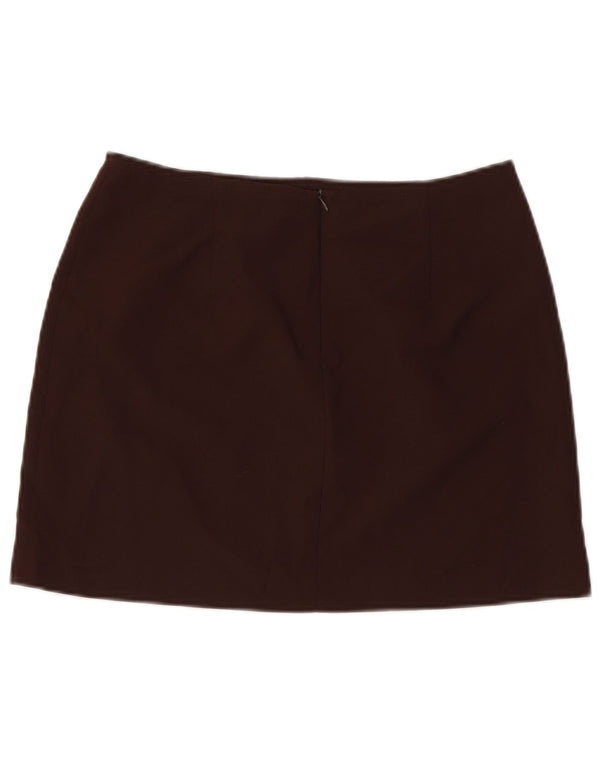 Zara Womens Mini Skirt EU 42 Large W32 Brown