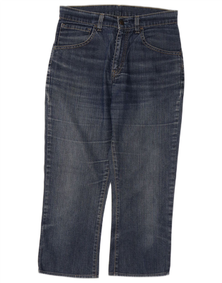 LEVI'S Womens 525 Cropped Jeans W28 L23 Blue Cotton