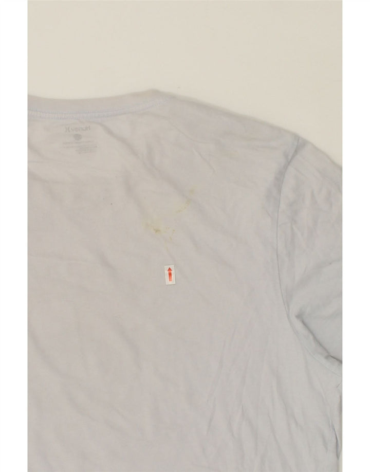 HURLEY Mens Graphic T-Shirt Top XL White Cotton Vintage Hurley and Second-Hand Hurley from Messina Hembry 