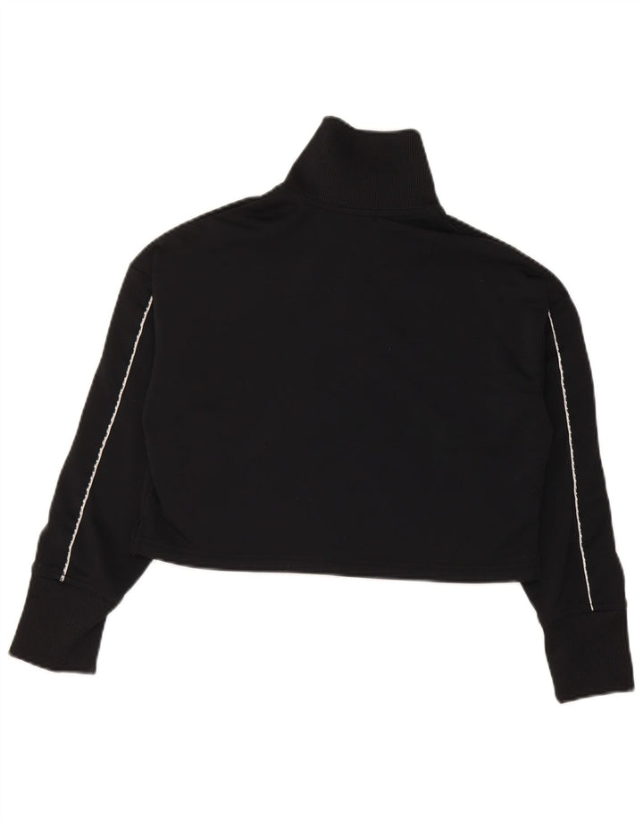 Nike Girls Full Tracksuit 10-11 Years Medium Black Polyester