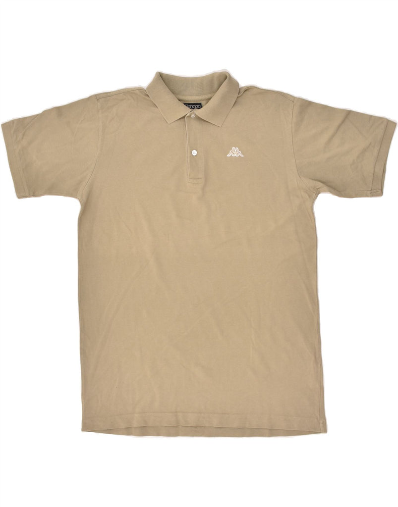 KAPPA Mens Polo Shirt Large Beige Cotton | Vintage Kappa | Thrift | Second-Hand Kappa | Used Clothing | Messina Hembry 