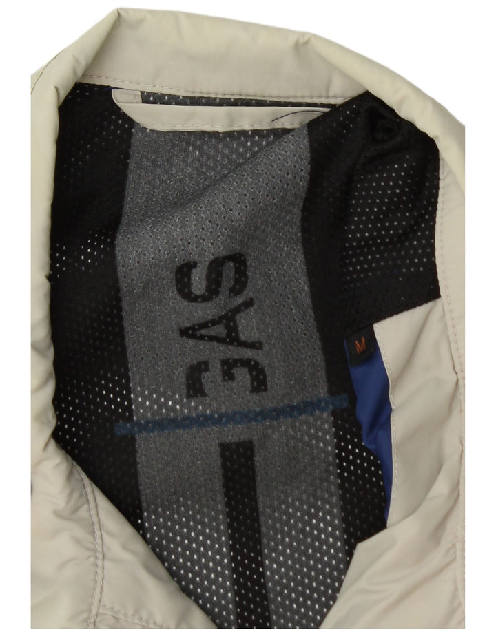 GAS Mens Utility Jacket UK 38 Medium Grey Polyamide