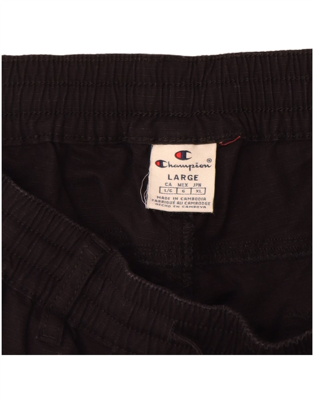 Champion Mens Straight Chino Trousers Large W32 L30 Black