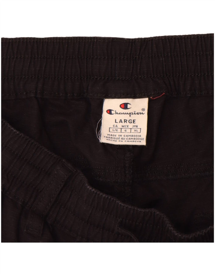 Champion Mens Straight Chino Trousers Large W32 L30 Black