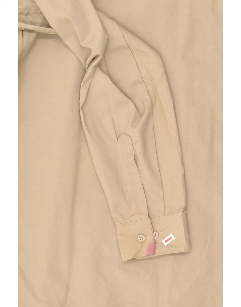 WRANGLER Mens Shirt Medium Beige Cotton | Vintage Wrangler | Thrift | Second-Hand Wrangler | Used Clothing | Messina Hembry 