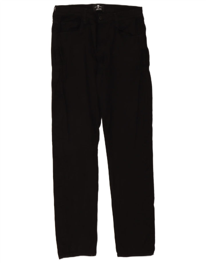 7 For All Mankind Mens Slim Jeans W33 L33 Black Modal