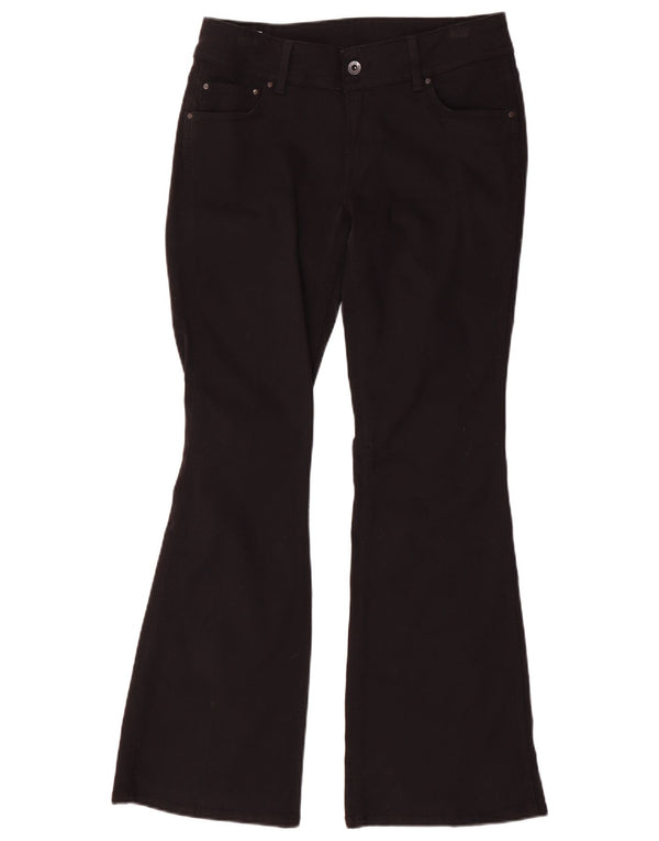 PEPE Jeans Womens Pimlico Mid Rise Flared W28 L30 Black Cotton