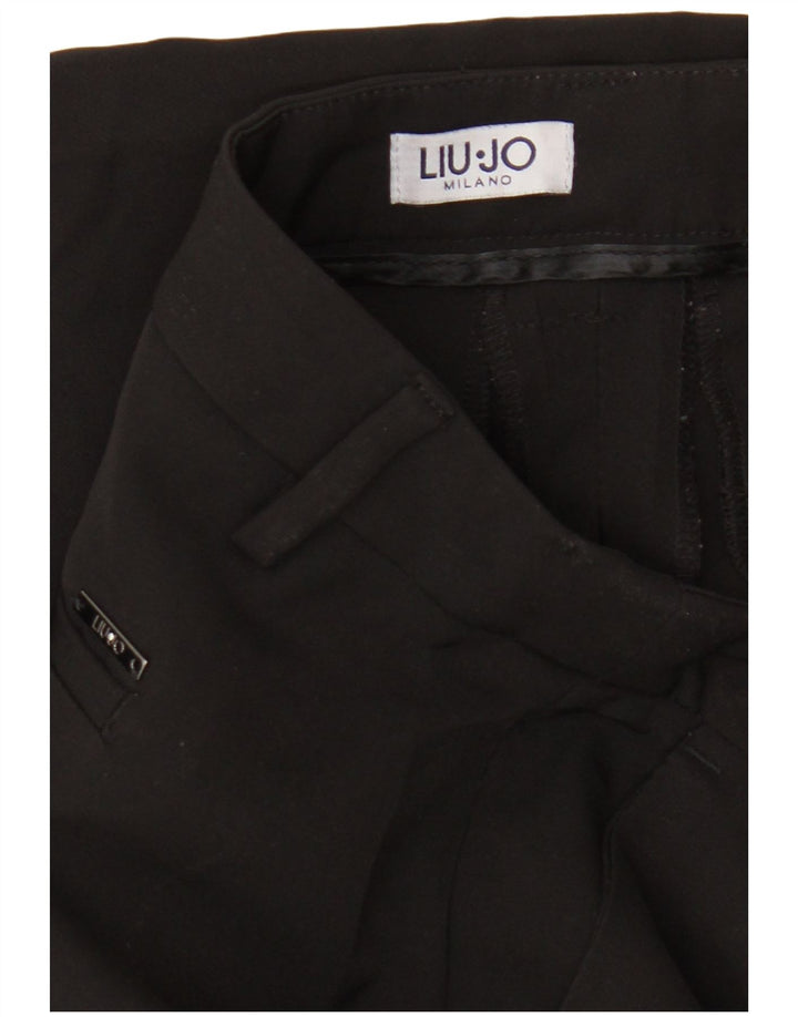 Liu Jo Womens Bootcut Casual Trousers W32 L33 Black