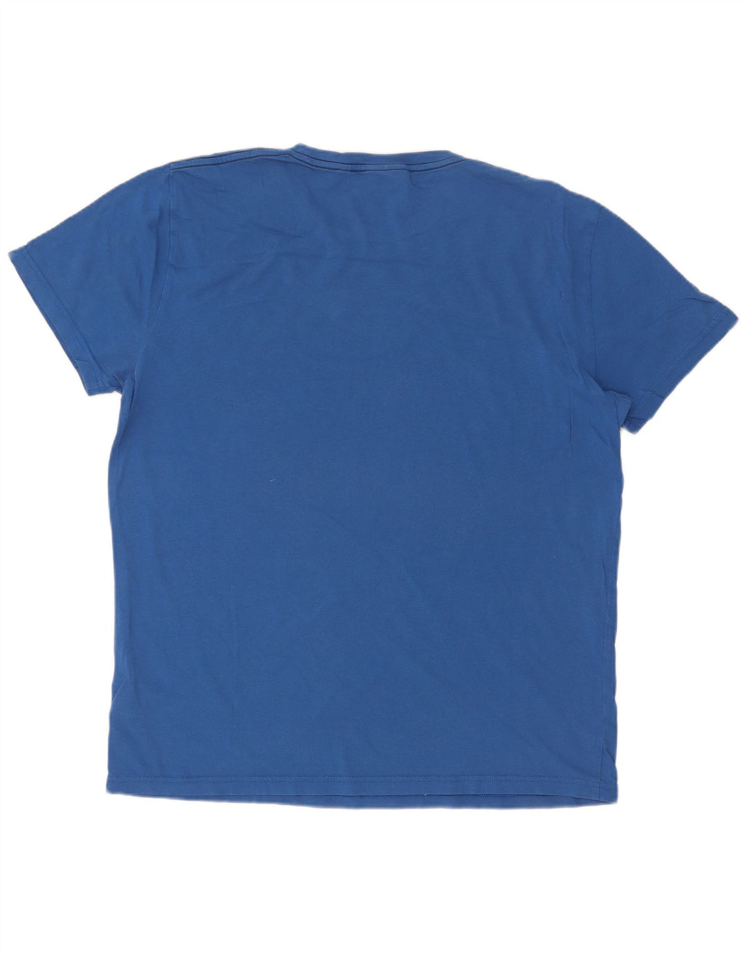 Gant Mens Graphic T-Shirt Top Large Blue Cotton
