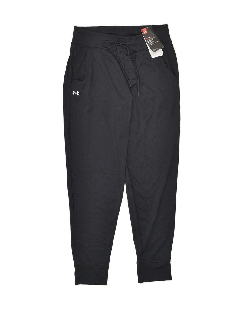 UNDER ARMOUR Womens Heat Gear Tracksuit Trousers Joggers UK 6 XS Black | Vintage Under Armour | Thrift | Second-Hand Under Armour | Used Clothing | Messina Hembry 