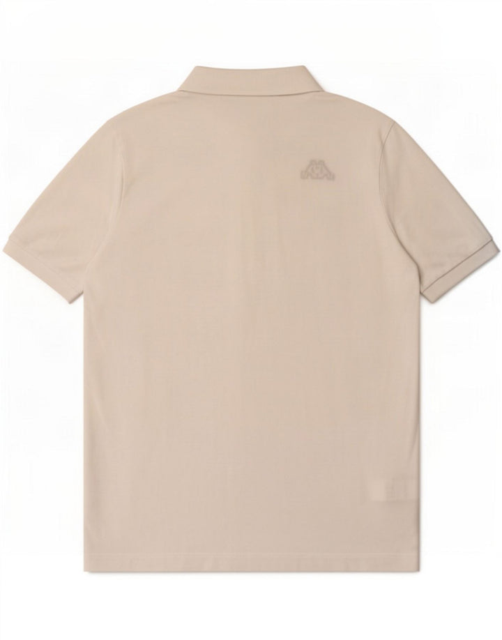 Kappa Mens Polo Shirt Medium White Cotton