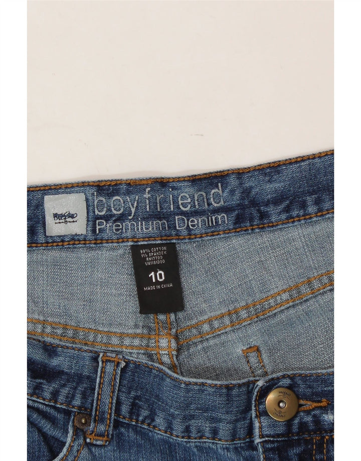 MOSSIMO Womens Boyfriend Denim Shorts US 10 Large W34  Blue Cotton Vintage Mossimo and Second-Hand Mossimo from Messina Hembry 