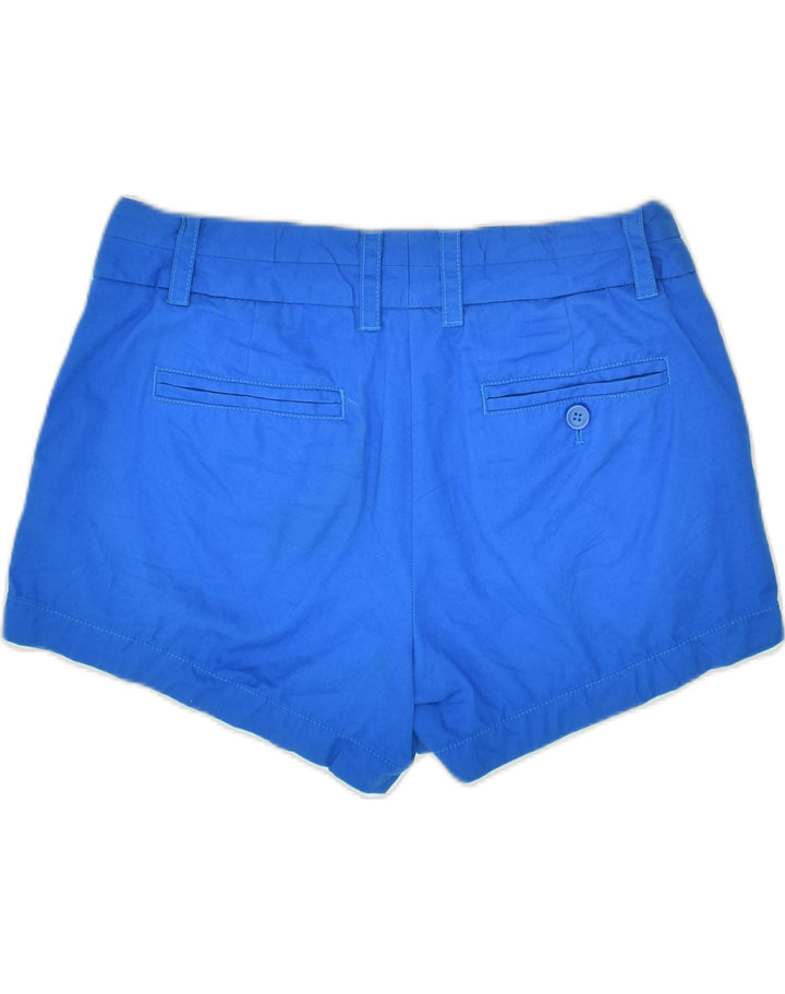 J. CREW Womens Broken In Chino Shorts US 2 XS W28  Blue Cotton | Vintage J. Crew | Thrift | Second-Hand J. Crew | Used Clothing | Messina Hembry 