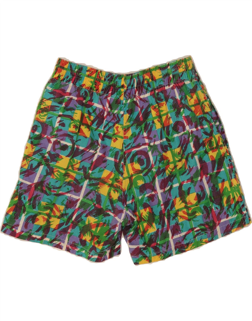 VINTAGE Mens Abstract Swimming Shorts Large W34  Multicoloured Vintage Vintage and Second-Hand Vintage from Messina Hembry 