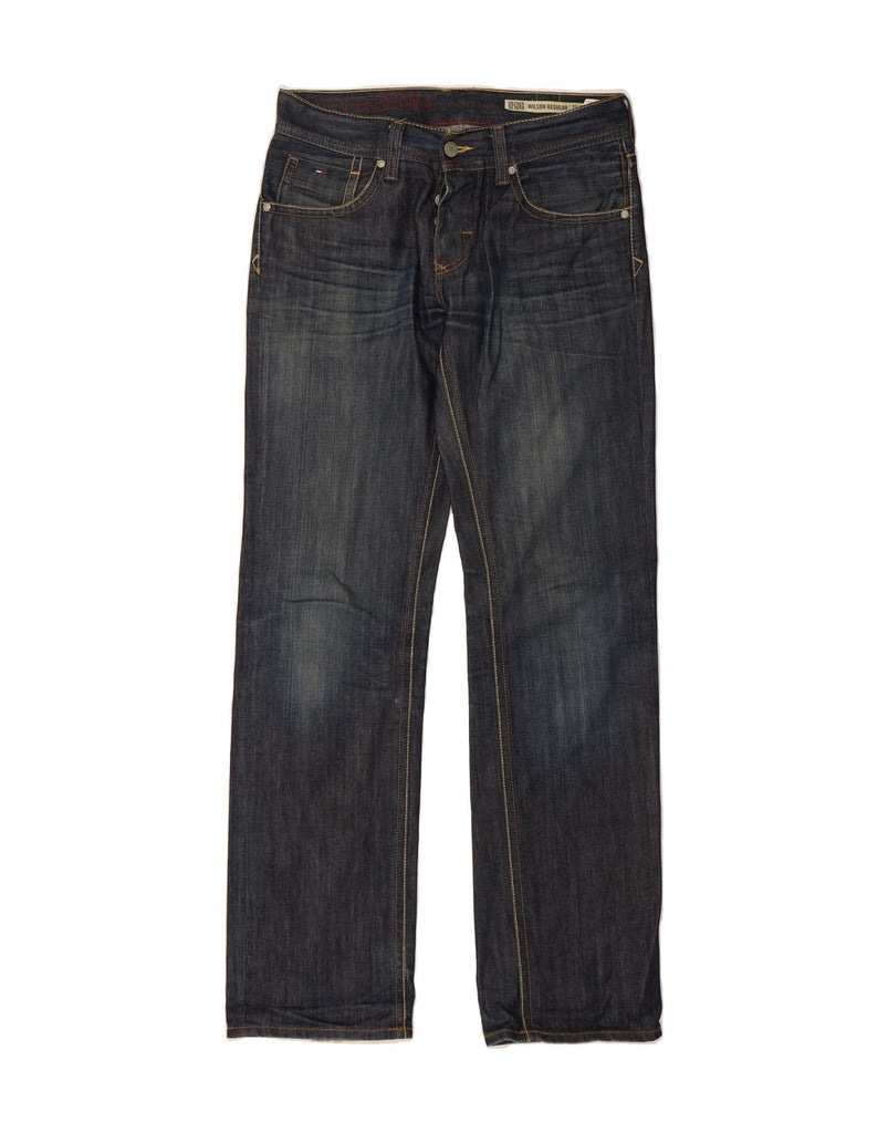 TOMMY HILFIGER Mens Wilson Regular Straight Jeans W31 L34 Navy Blue Cotton Vintage Tommy Hilfiger and Second-Hand Tommy Hilfiger from Messina Hembry 