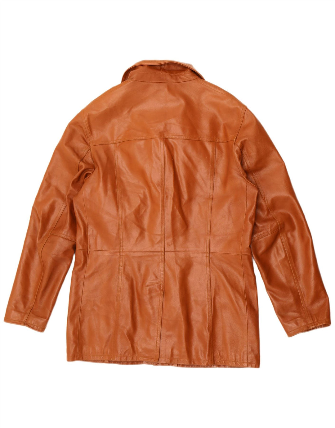 Vintage Mens Leather Jacket UK 36 Small Brown