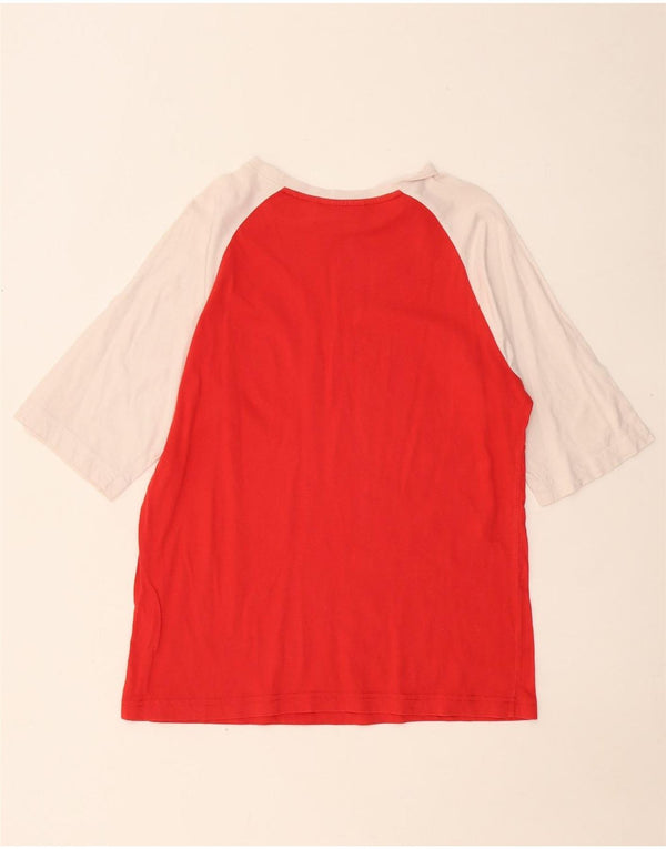 PUMA Boys Graphic T-Shirt Top 15-16 Years Red Colourblock