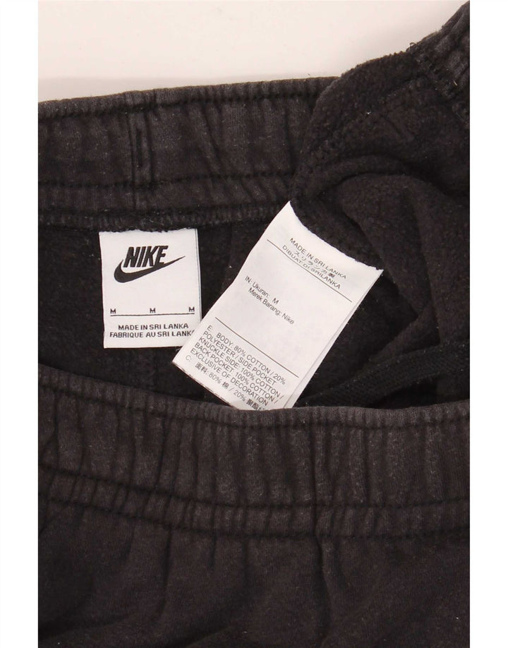 Nike Mens Tracksuit Trousers Joggers Medium Black Cotton
