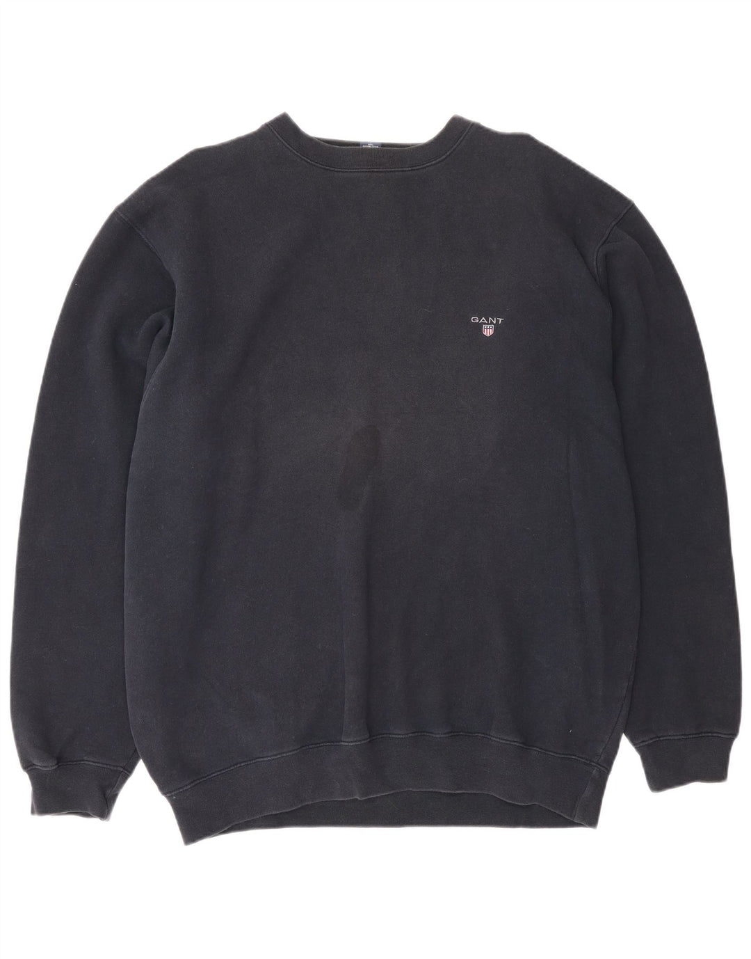 Gant Mens Sweatshirt Jumper XL Navy Blue Cotton