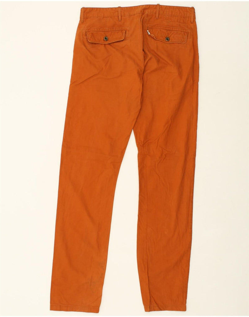LEVI'S Mens Slim Chino Trousers W32 L34 Orange Cotton | Vintage Levi's | Thrift | Second-Hand Levi's | Used Clothing | Messina Hembry 