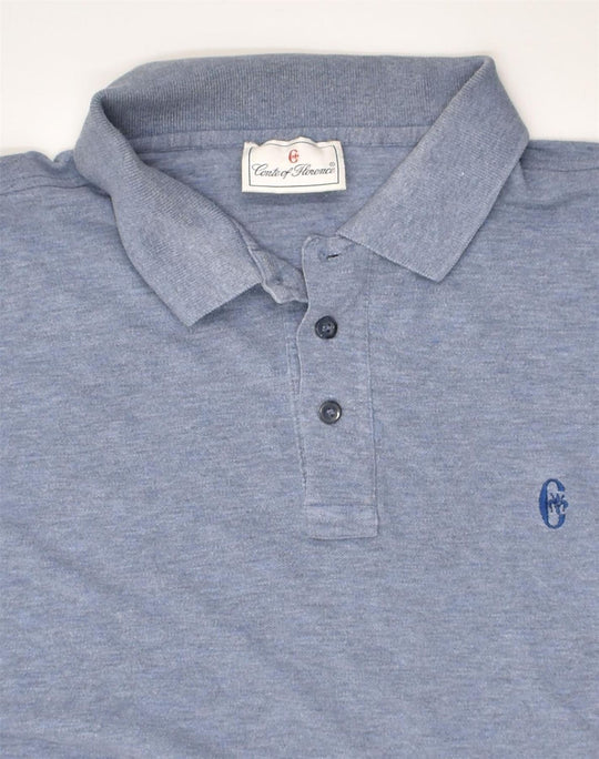 CONTE OF FLORENCE Polo manica lunga da uomo XL Blu Abbigliamento vintage e di seconda mano online Messina Hembry