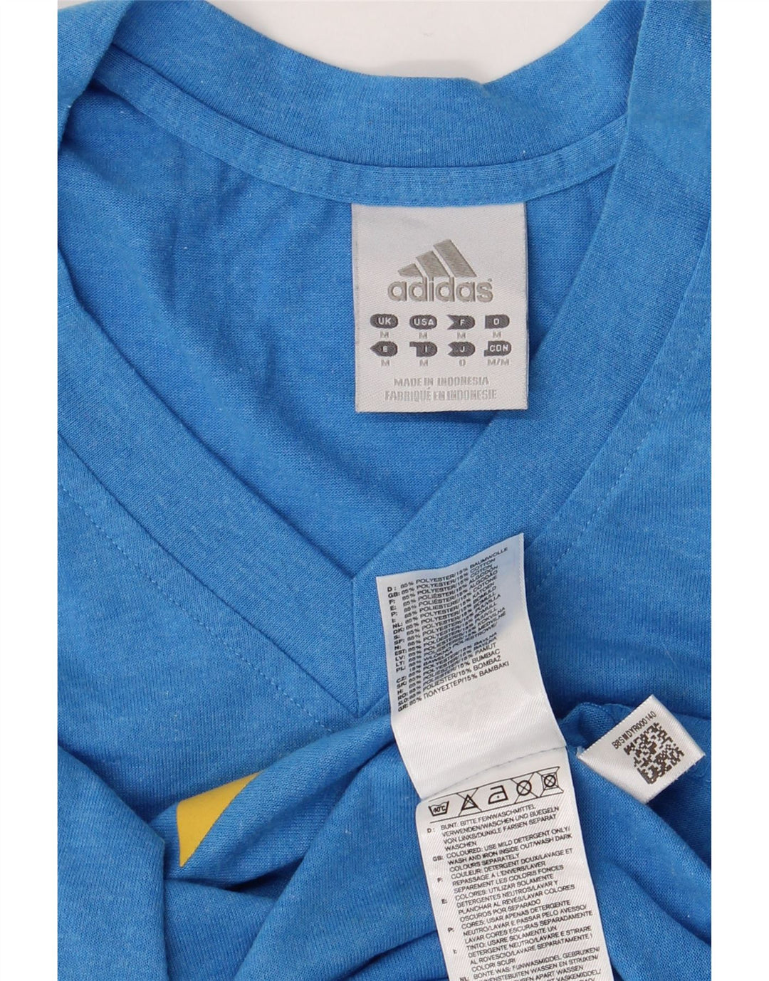 ADIDAS Mens Graphic Vest Top Medium Blue Polyester