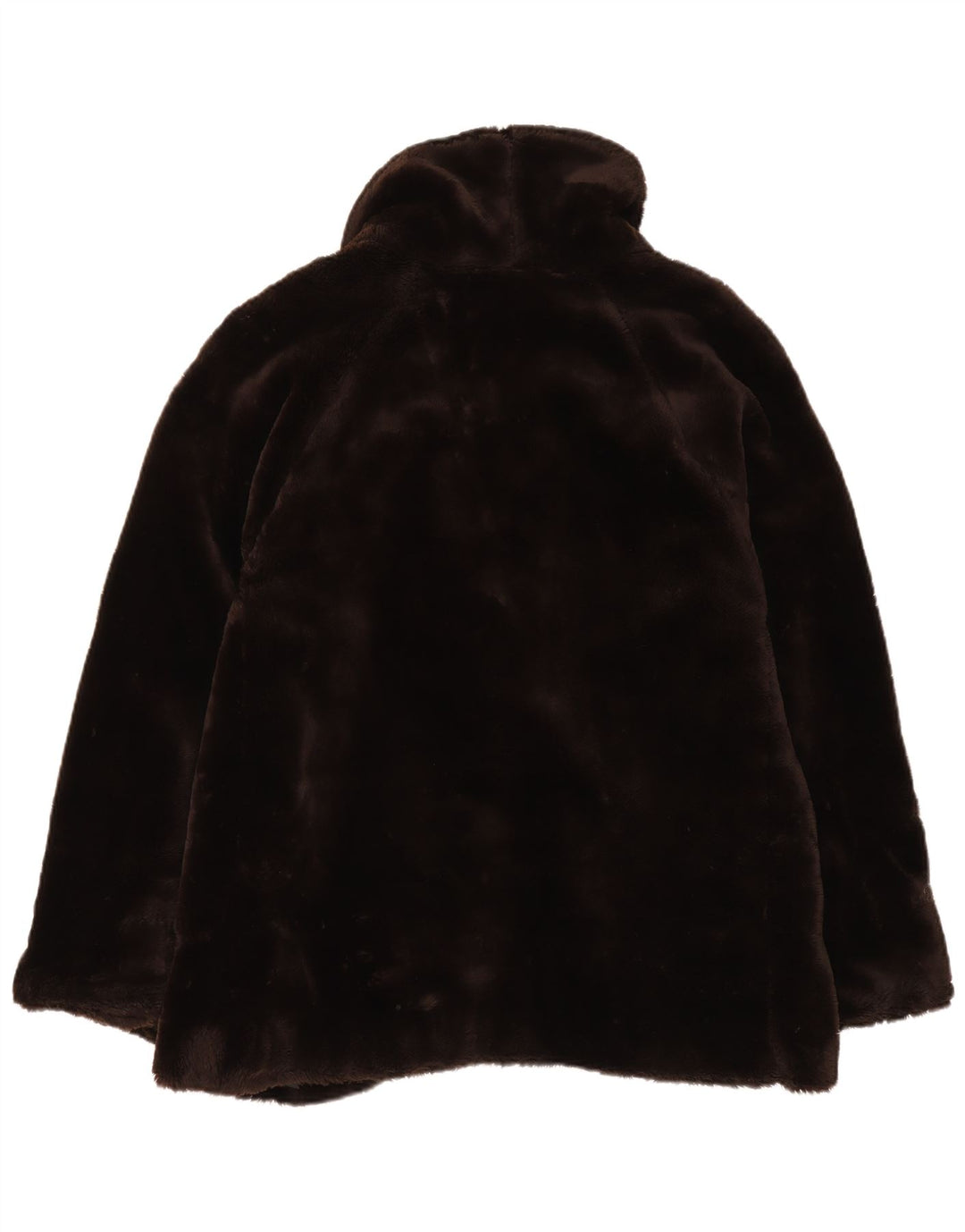 Pinko Womens Faux Fur Jacket One Size Brown
