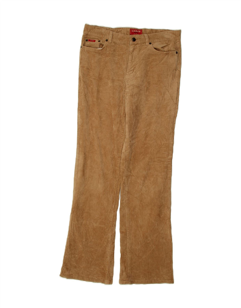 CHAPS Womens Bootcut Corduroy Trousers US 6 Medium W30 L31 Brown Cotton | Vintage Chaps | Thrift | Second-Hand Chaps | Used Clothing | Messina Hembry 