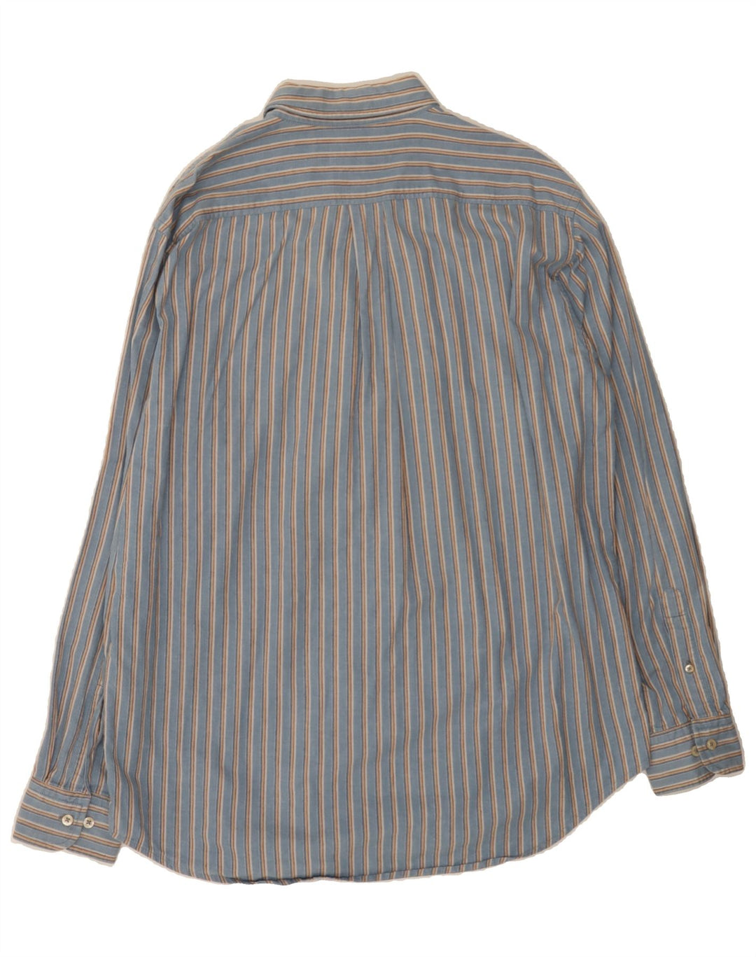 MARINA YACHTING Mens Shirt Size 43 Large Blue Striped Cotton Vintage Marina Yachting and Second-Hand Marina Yachting from Messina Hembry 
