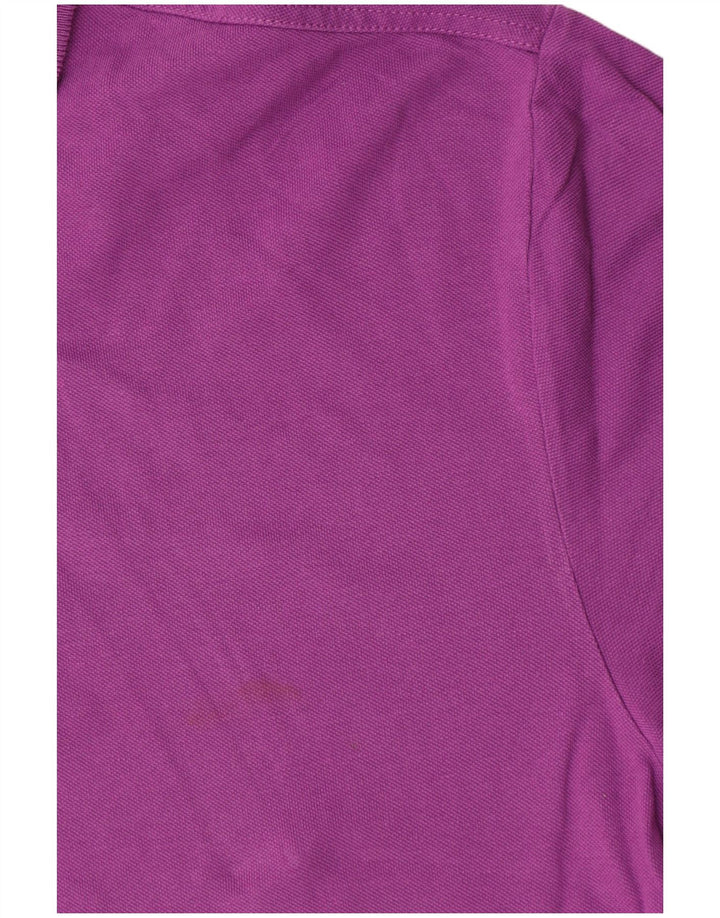 Kappa Mens Polo Shirt 2XL Purple Cotton