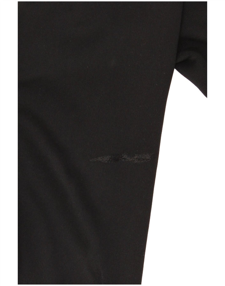 Lotto Womens Tracksuit Top Jacket UK 16 Large Black