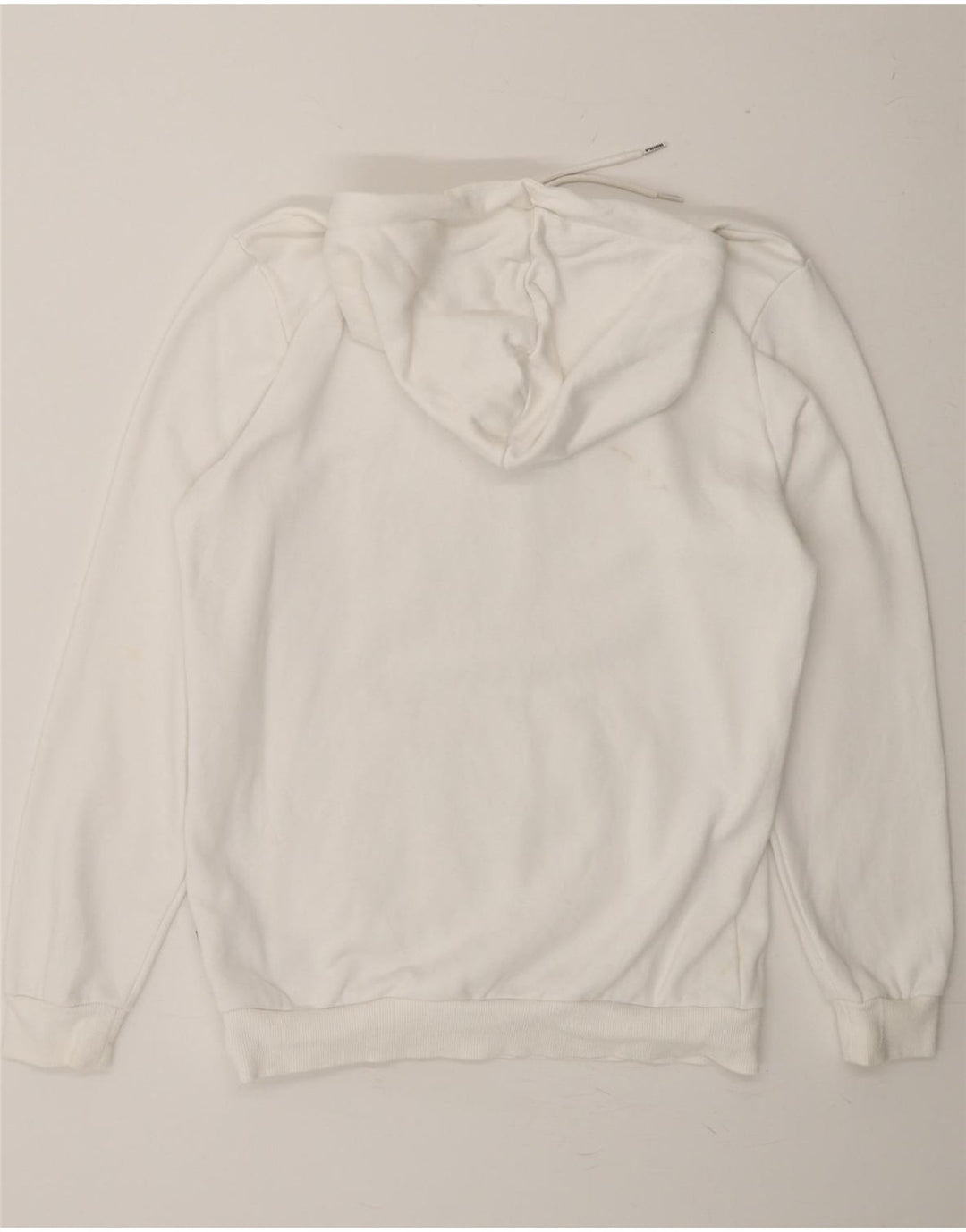 PUMA Mens Graphic Hoodie Jumper Small White Cotton Vintage Puma and Second-Hand Puma from Messina Hembry 