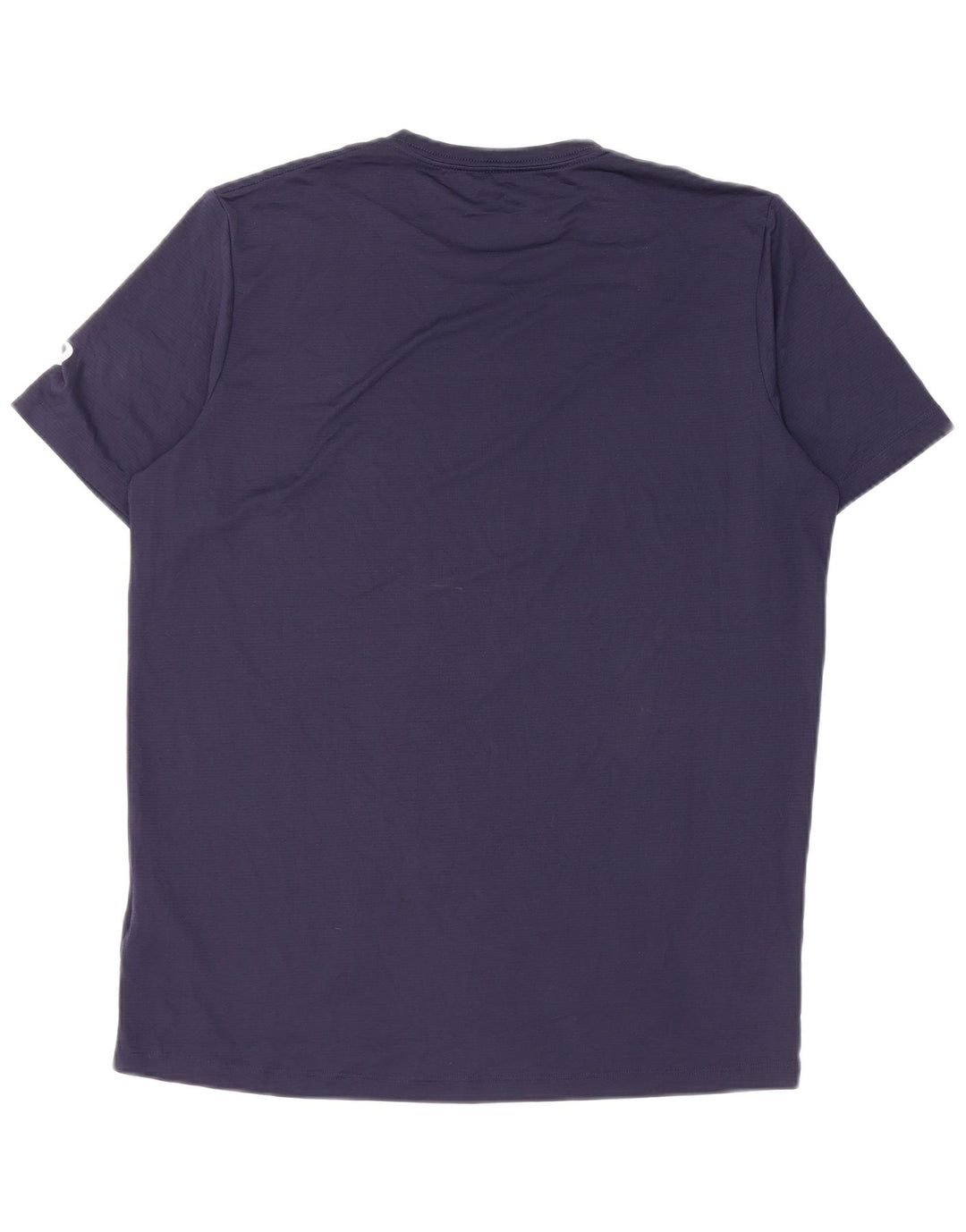 Asics Mens Graphic T-Shirt Top Large Navy Blue Polyester