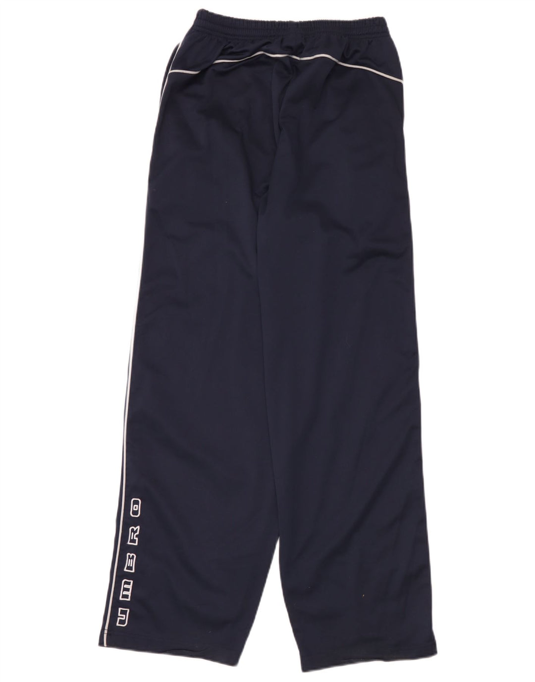 Umbro Mens Graphic Tracksuit Trousers Medium Navy Blue Polyester