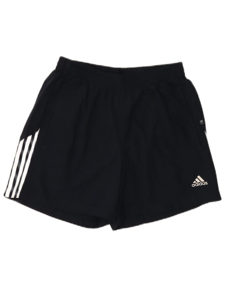 Adidas Mens Sport Shorts Medium  Navy Blue Polyester