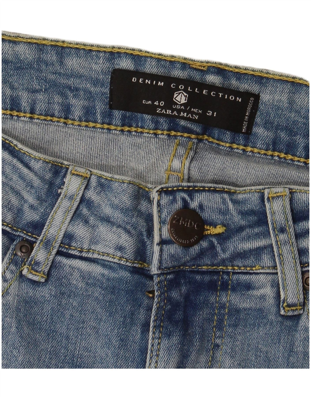Zara Mens Skinny Jeans EU 40 Medium W31 L29 Blue