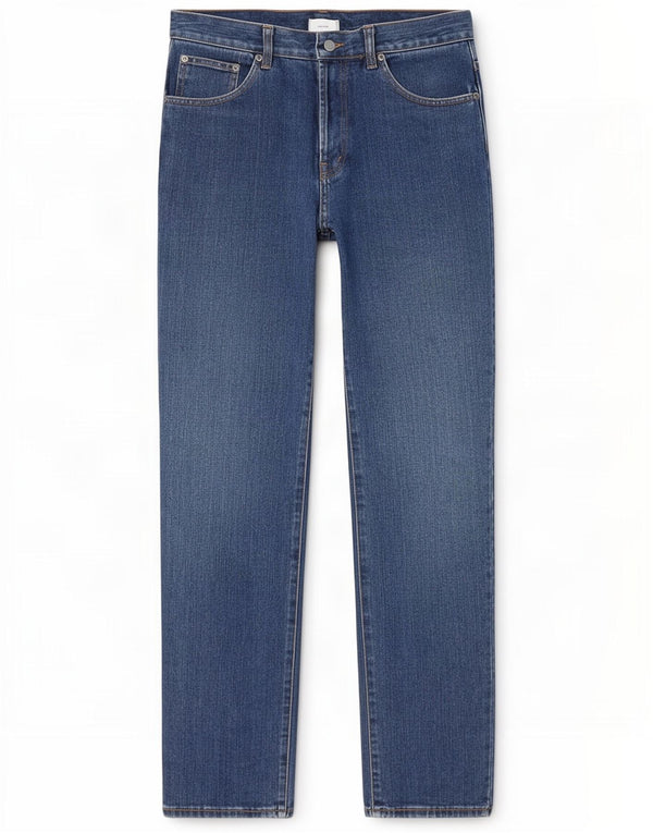 Calvin Klein Womens High Rise Straight Jeans US 5 Small W27 L31 Blue Cotton